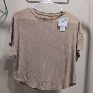 Crop Short Sleeve Tee